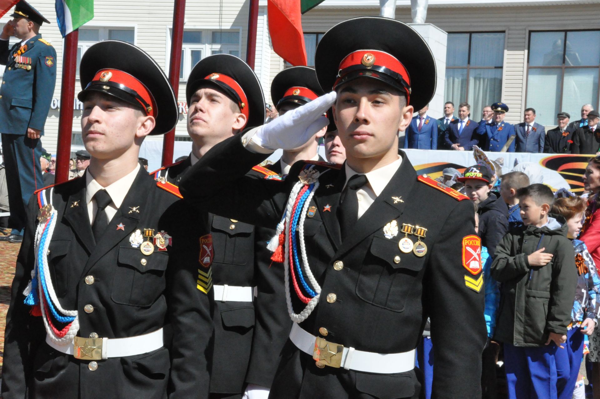 Сабада Бөек Җиңүнең 73 еллыгына багышланган парад - 2 нче өлеш