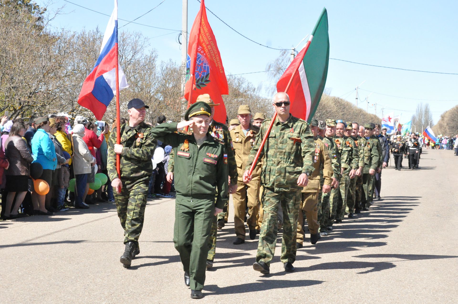 Сабада Бөек Җиңүнең 73 еллыгына багышланган парад - 2 нче өлеш