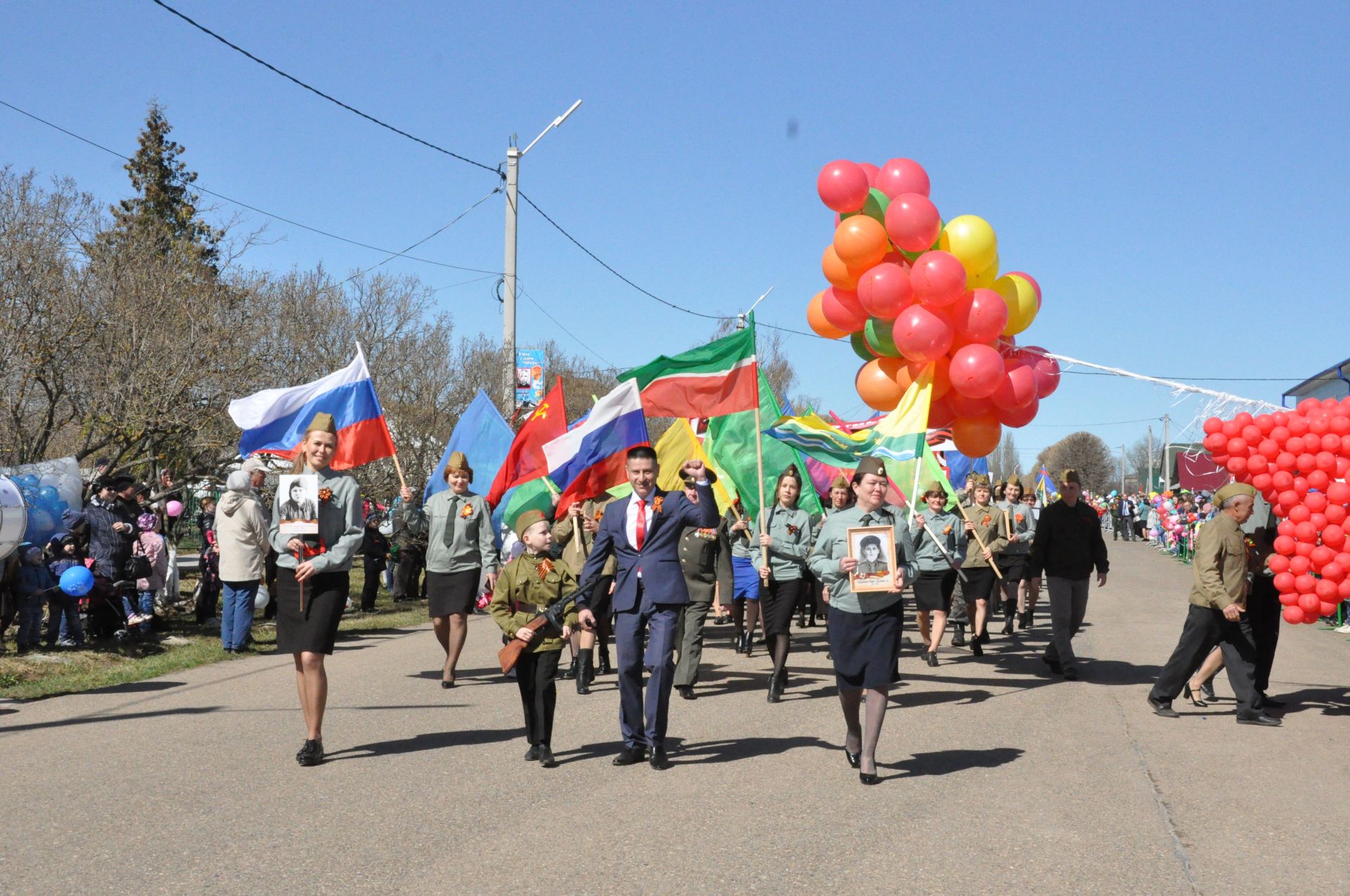 Сабада Бөек Җиңүнең 73 еллыгына багышланган парад - 2 нче өлеш