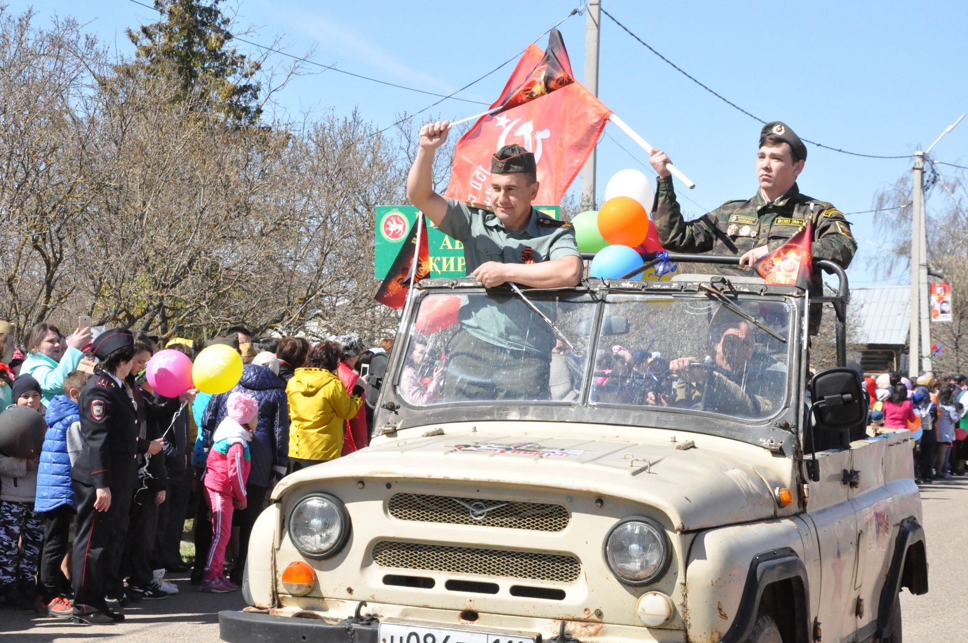 Сабада Бөек Җиңүнең 73 еллыгына багышланган парад - 2 нче өлеш