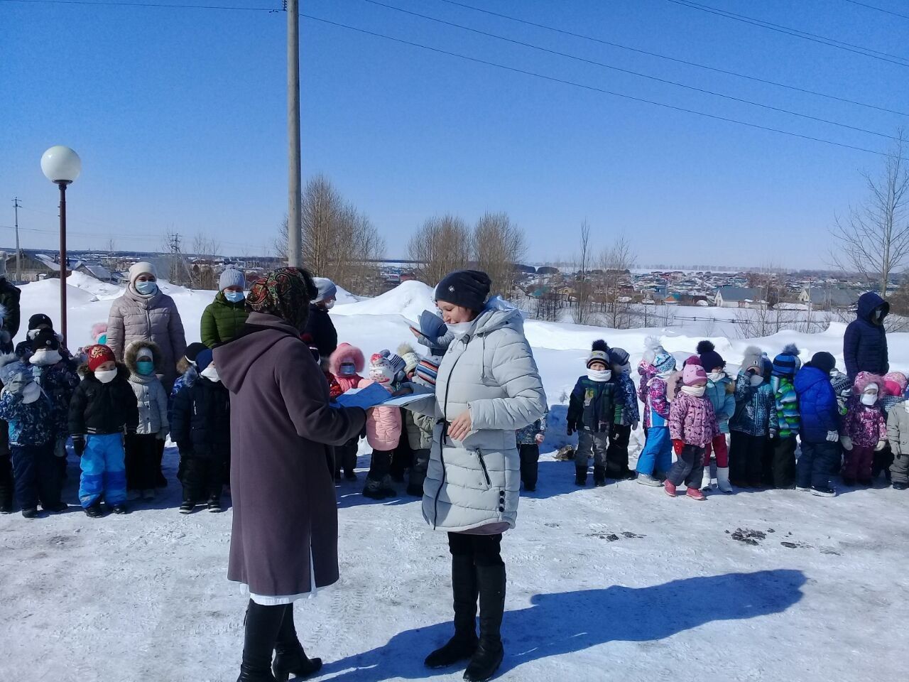 "Балачак" балалар бакчасында эвакуациялəүнең практик тренировкасы