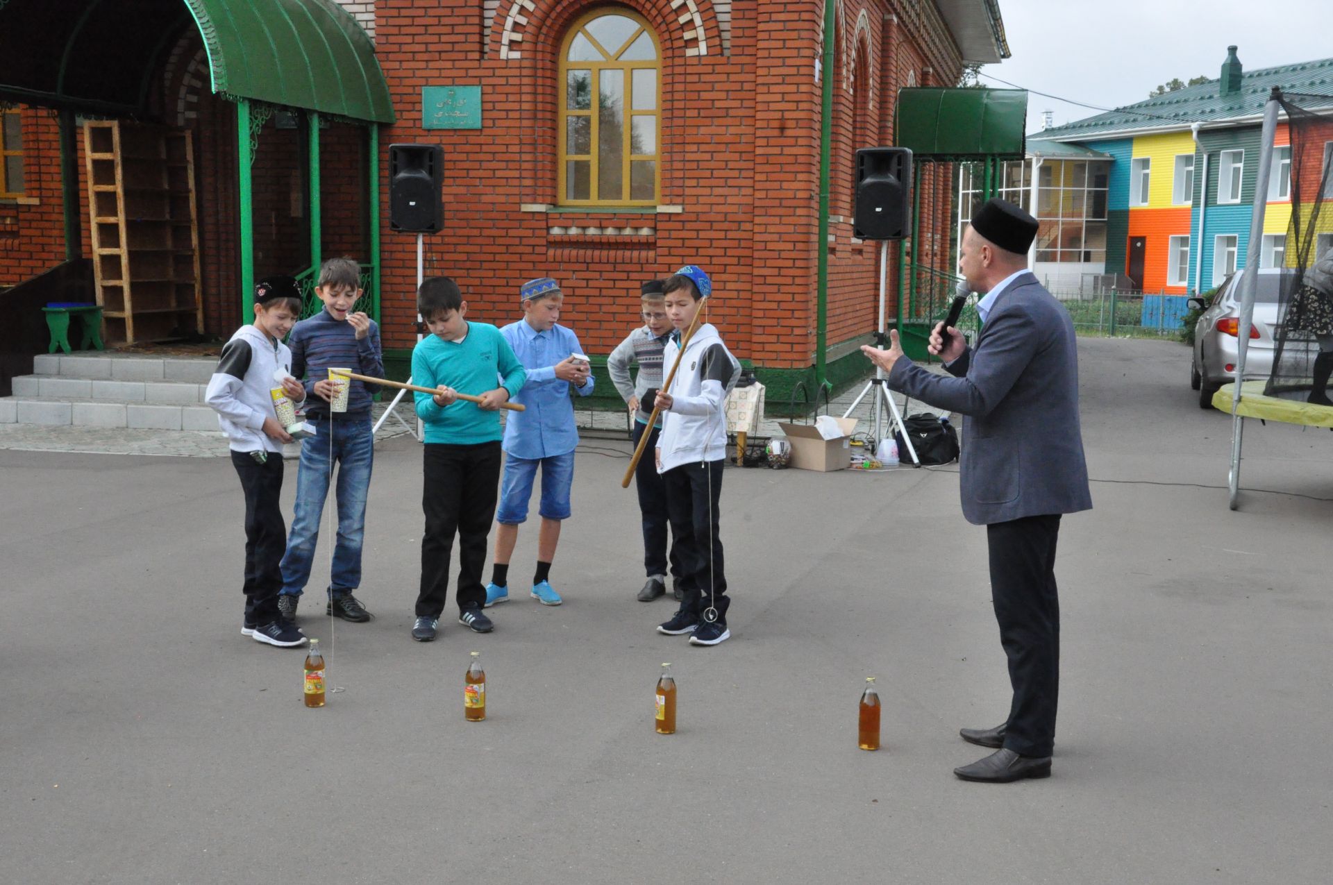 Лесхоз бистәсендә Корбан гаетенә багышлап балалар өчен үткәрелгән  бәйрәм чаралары (фоторепортаж)