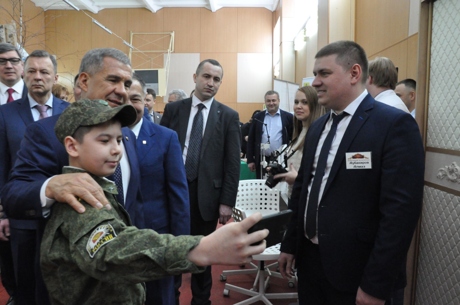 Сабага эш визиты белән Татарстан Республикасы Президенты Рөстәм Миңнеханов килде (+ФОТОРЕПОРТАЖ)