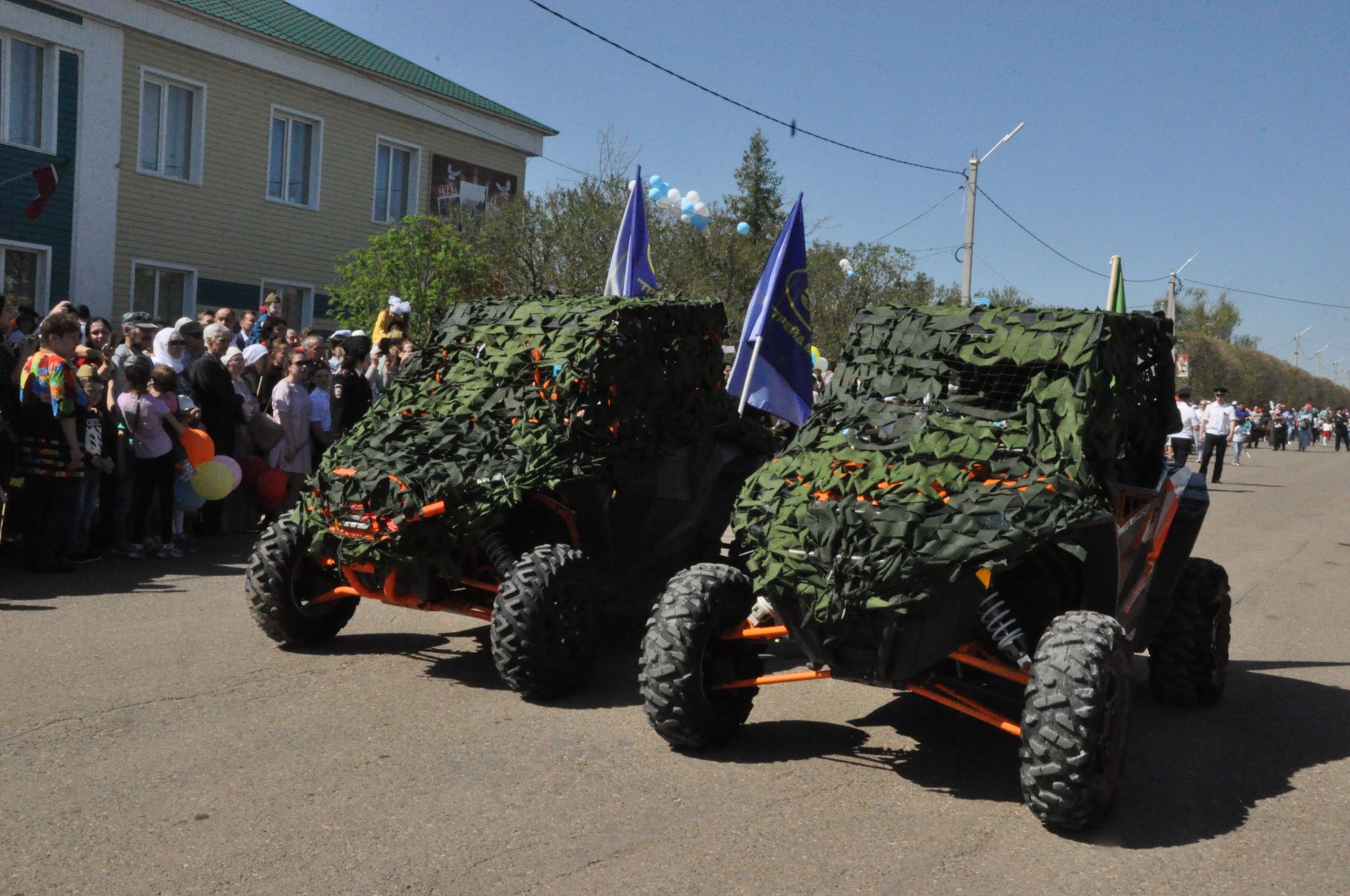 Сабада Бөек Җиңүнең 74 еллыгына багышланган парад