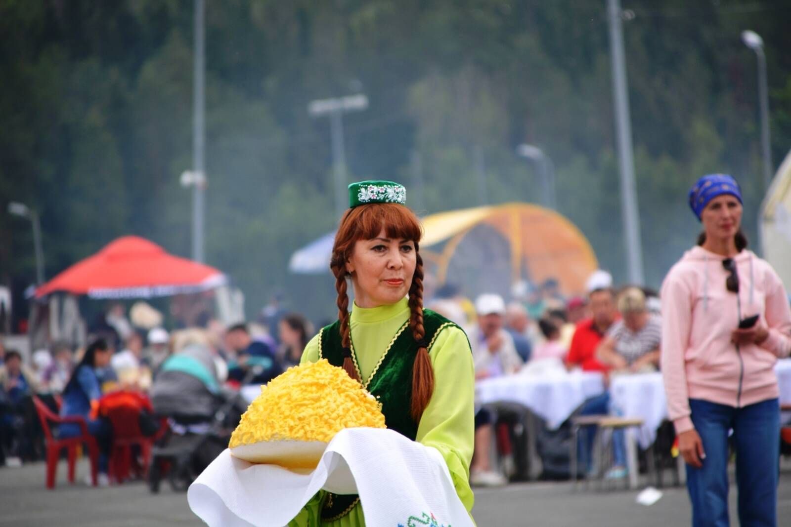 Саба районы мәдәният йорты хезмәткәрләре Ижауда үткән Сабантуйда катнаштылар