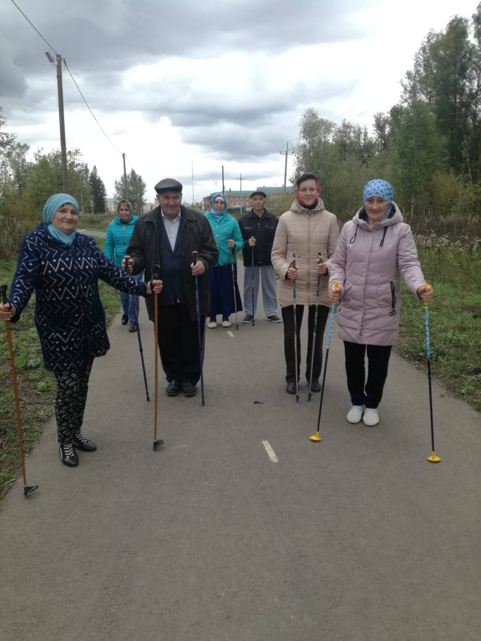 «Балкыш»-(Сияние) тернәкләндерү үзәгендә “Скандинавия йөреше” технологиясы