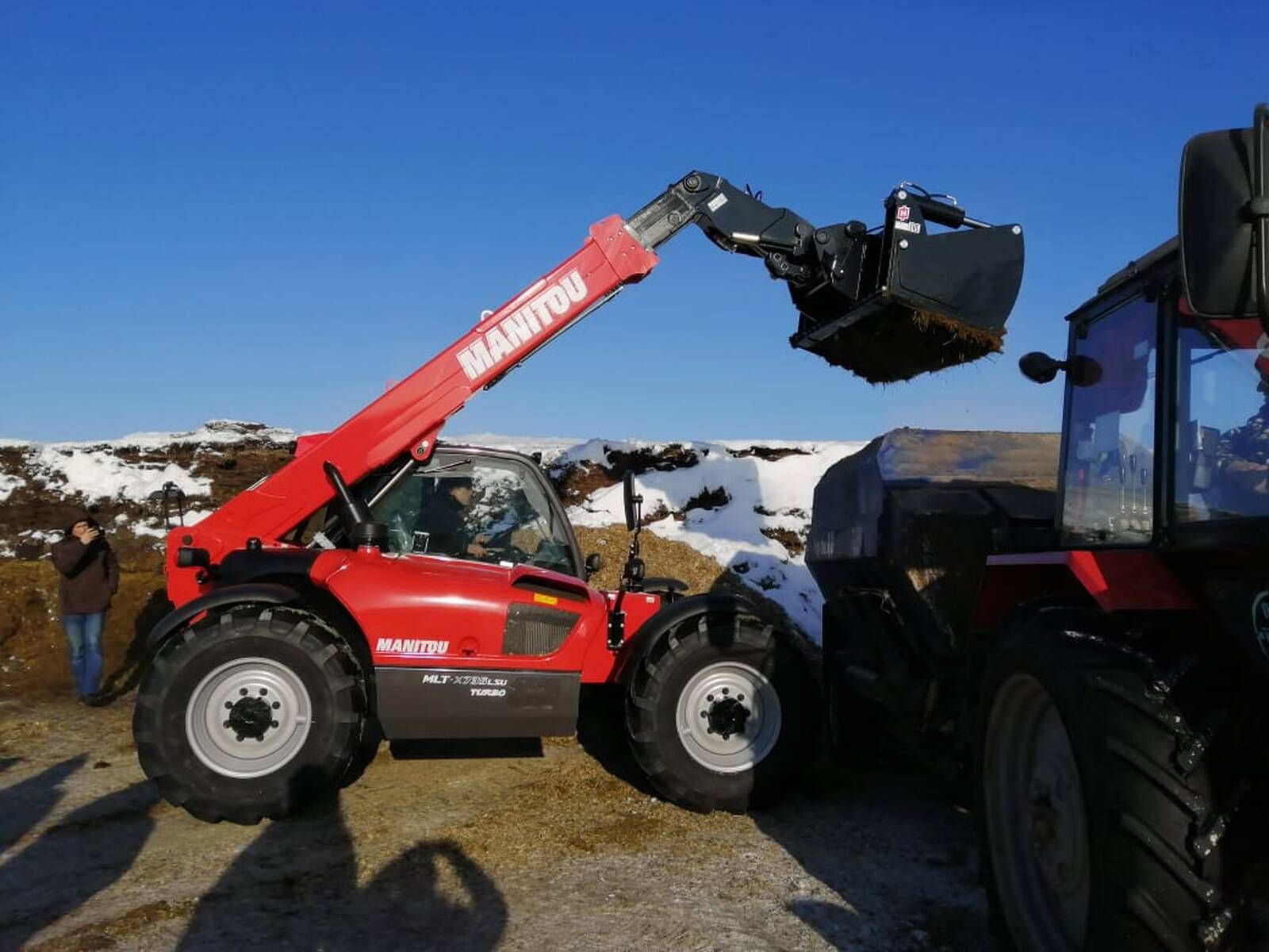 Manitou төягеченең демонстрацион күрсәткече