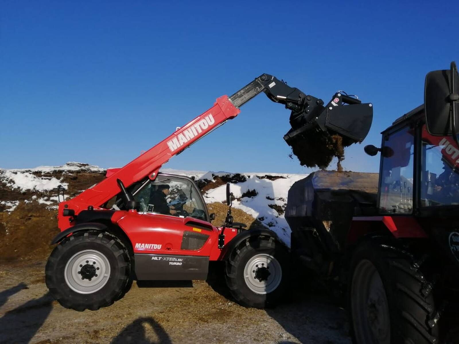 Manitou төягеченең демонстрацион күрсәткече