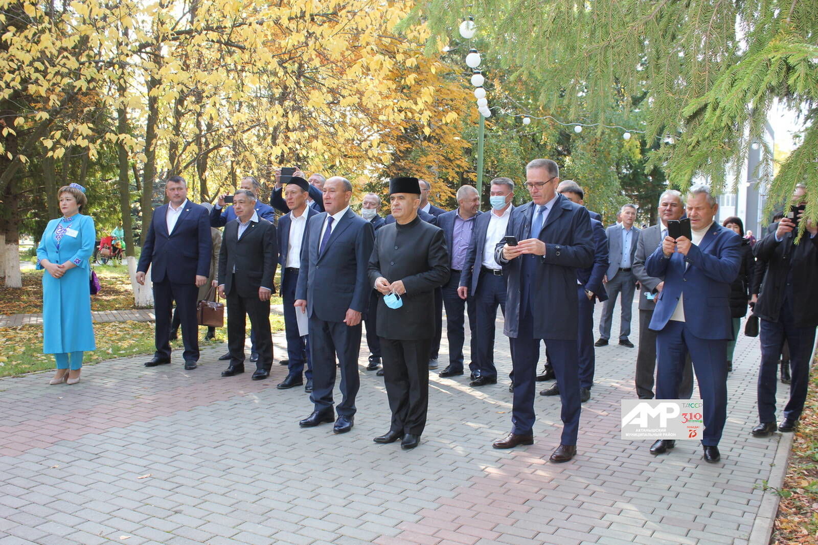 Татарстанның район башлыклар Актанышта милли мәдәният буенча эшчәнлек белән танышты