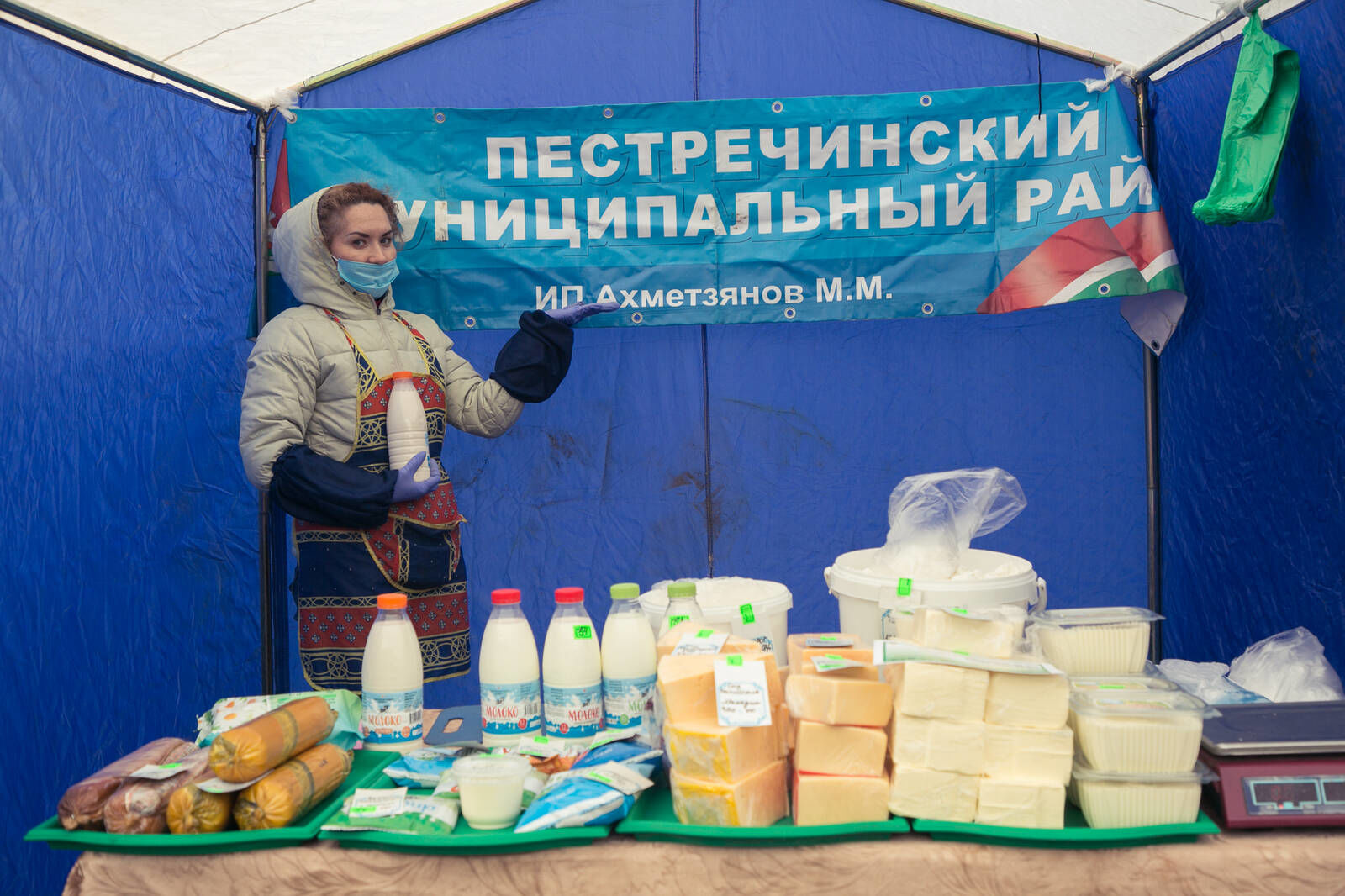 Саба районы аграрийлары авыл хуҗалыгы продукциясенең беренче көзге ярминкәсендә катнашты