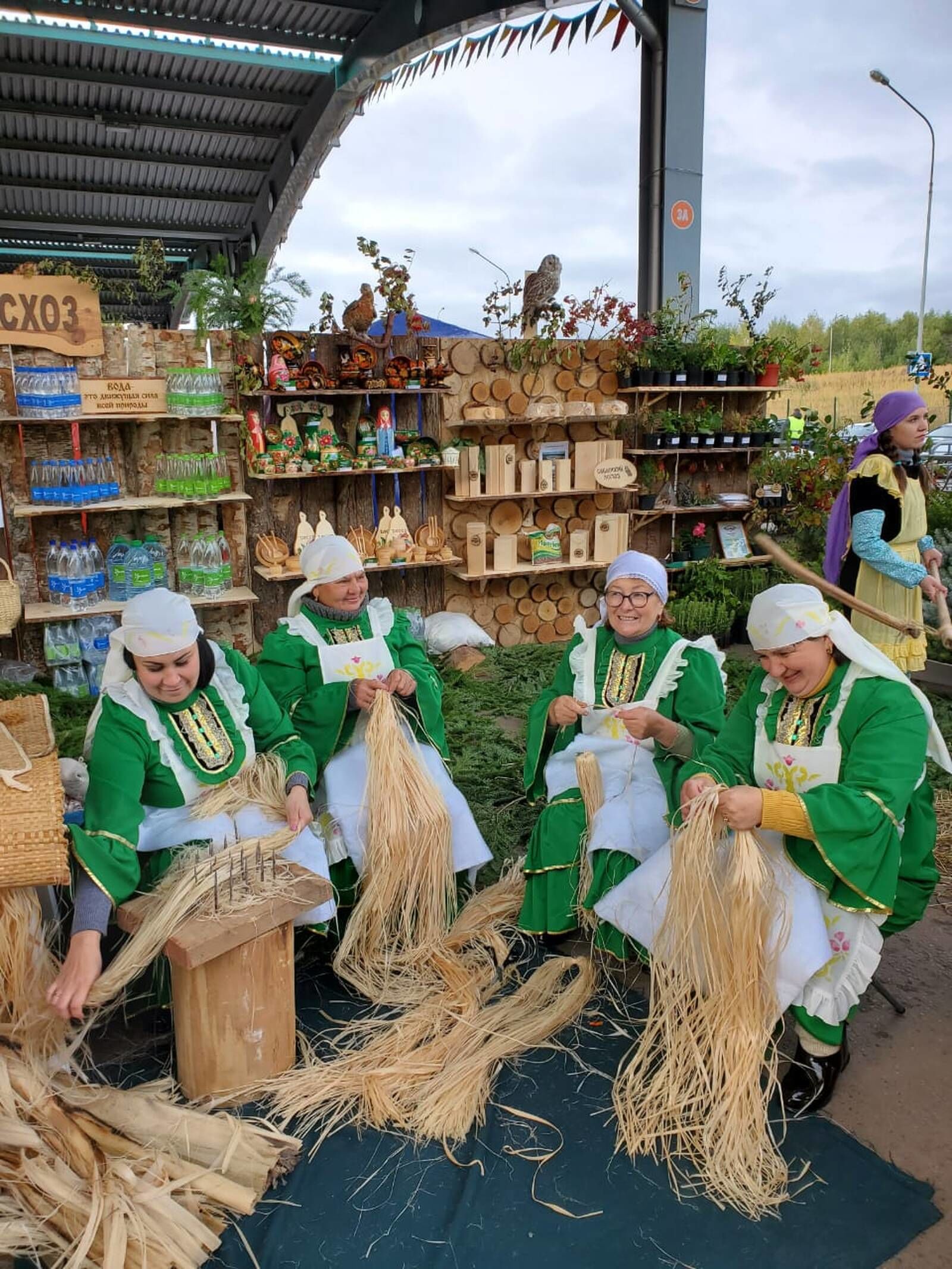 Саба районы Казан шәһәре Агросәнәгать паркында авыл хуҗалыгы продукциясе ярминкәсендә