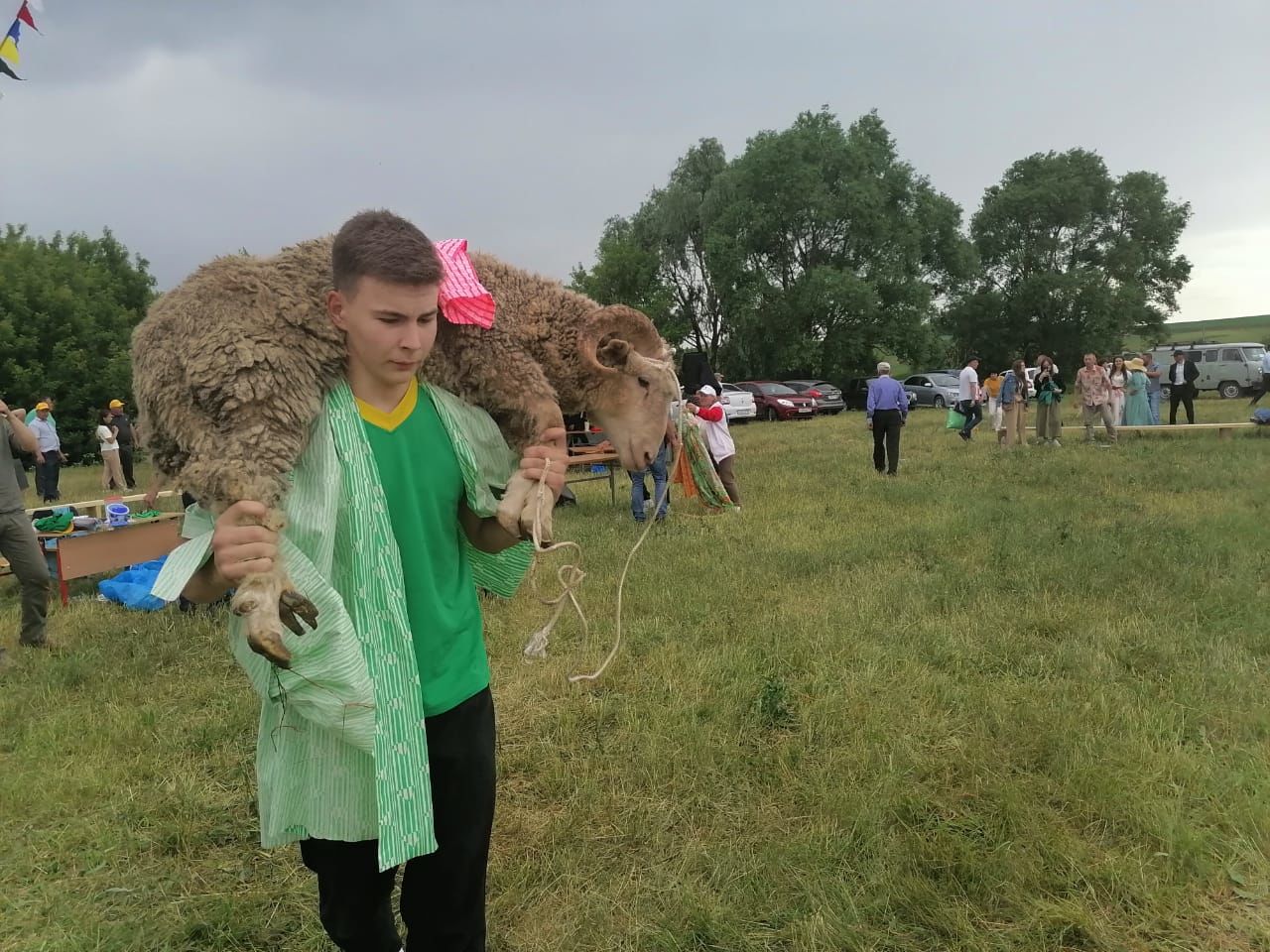 Сатыш авылы Сабантуе