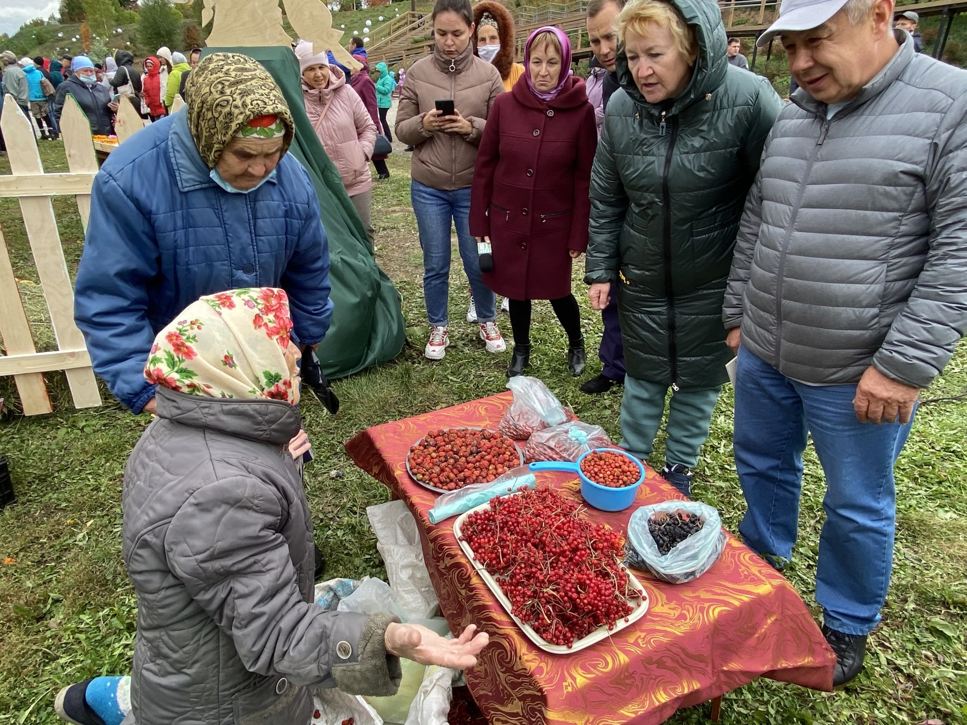 Сайлауга килүчеләр кабак бәлешеннән авыз иттеләр