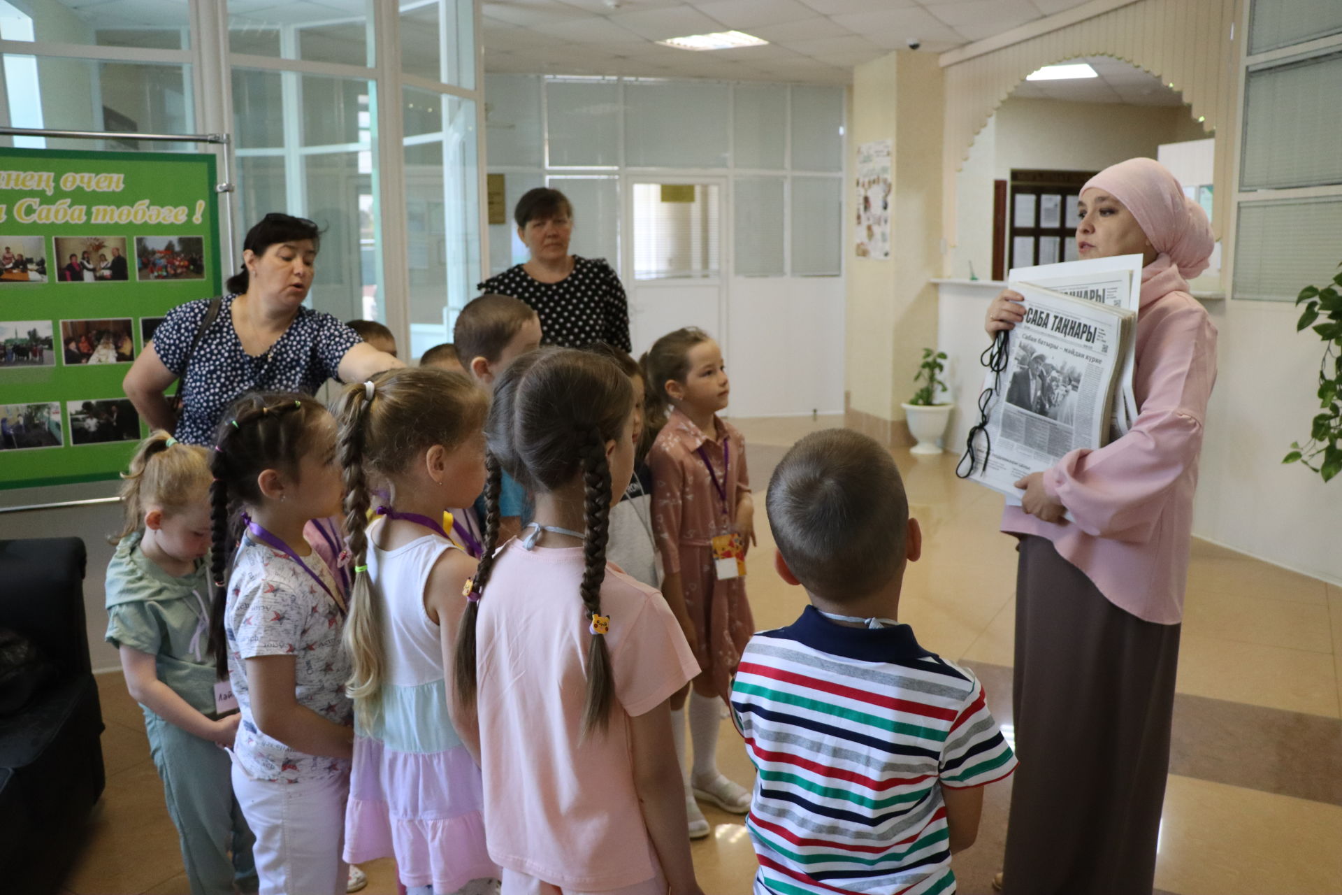 "БалаҺөнәр" проекты дәвам итә: бездә кунакта - "Саф чишмә" Эзмә балалар бакчасында тәрбияләнүче балалар