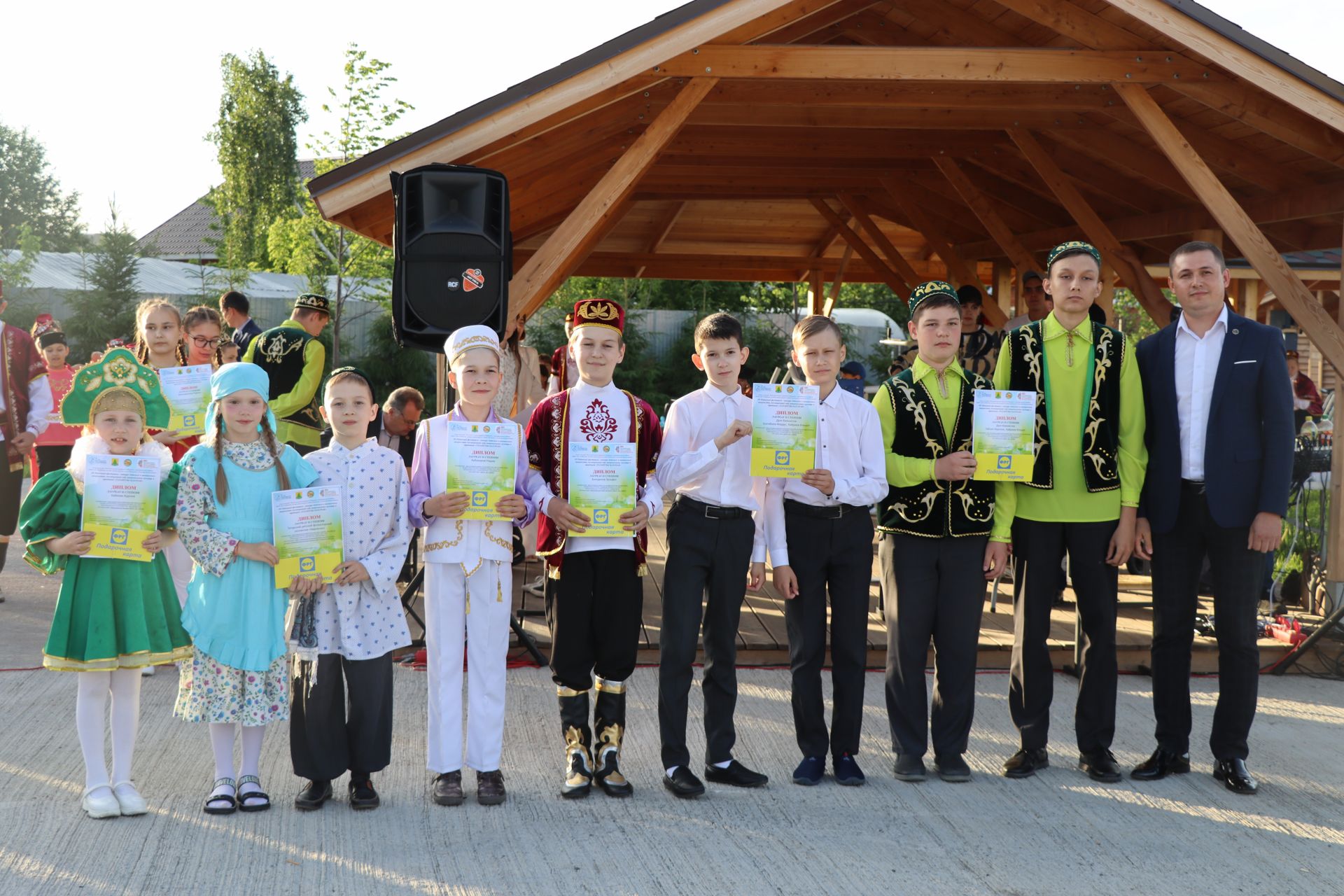 Сабаның «Гаилә паркы»нда балалар күңел ачты  [фоторепортаж]