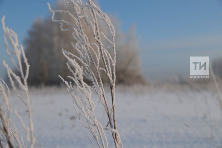 Татарстанда төнлә һава температурасы -24 градуска кадәр суыта