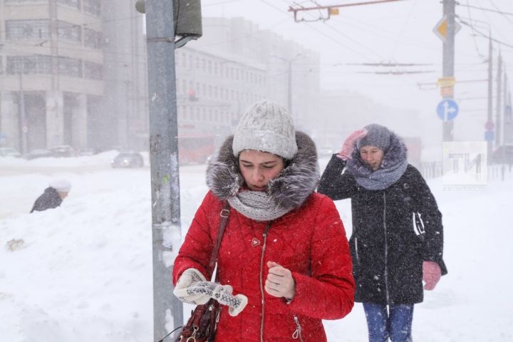 Татарстанда 24 декабрьдә көчле кар явуы һәм буран көтелә