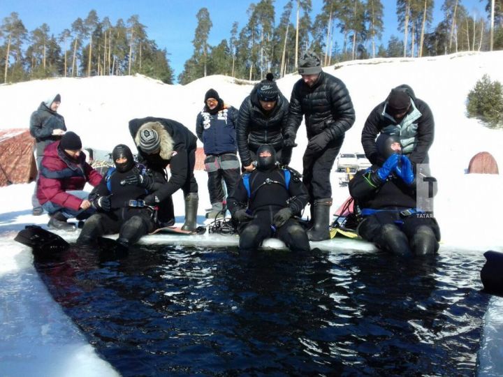 Татарстан дайверларына дөнья рекордын теркәү өчен акча җитмәгән