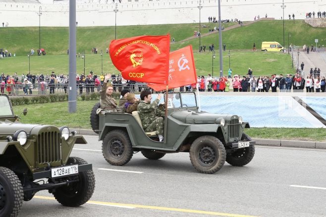 Казанда беренче тапкыр Җиңү парадында сугыш еллары техникасын күреп булачак