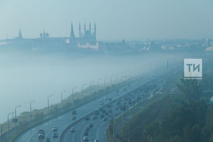 Татарстан синоптиклары көчле җил һәм томан турында кисәтә