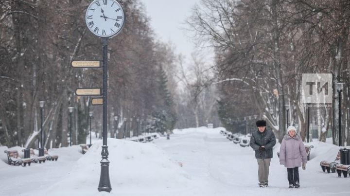 Татарстан синоптиклары бозлавык, көчле җил һәм буран турында кисәтә