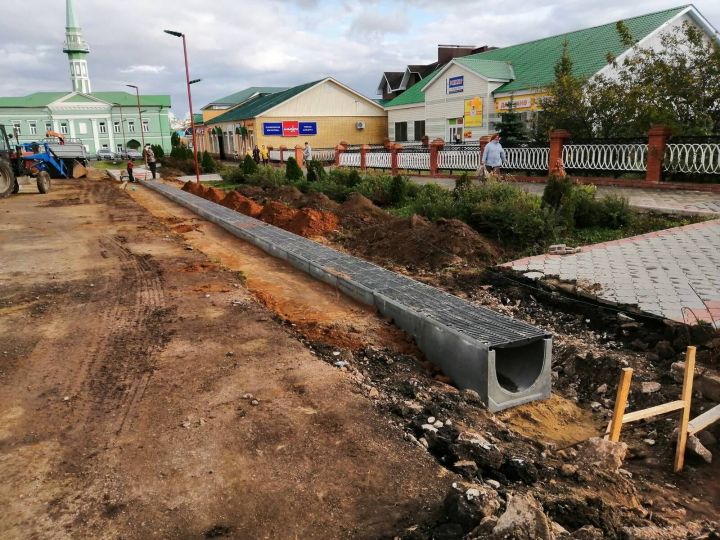 Байлар Сабасының З.Йосыпов урамында су агу улаклары төзекләндерелә