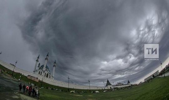 Татарстанда яшен булачак һәм боз явачак