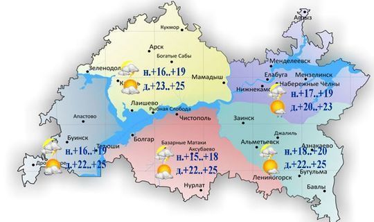 Эссе көннәрдән соң Татарстанда бераз салкынайтачак