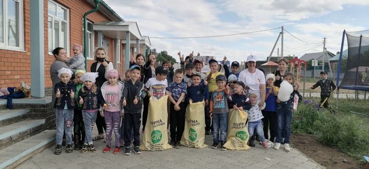 Мамалай авыл клубында «Исәнме, җәй!» дип исемләнгән балалар сабантуе