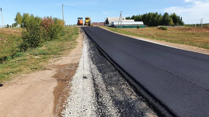 Сабабаш авылының урамнарында юл эшләре бара