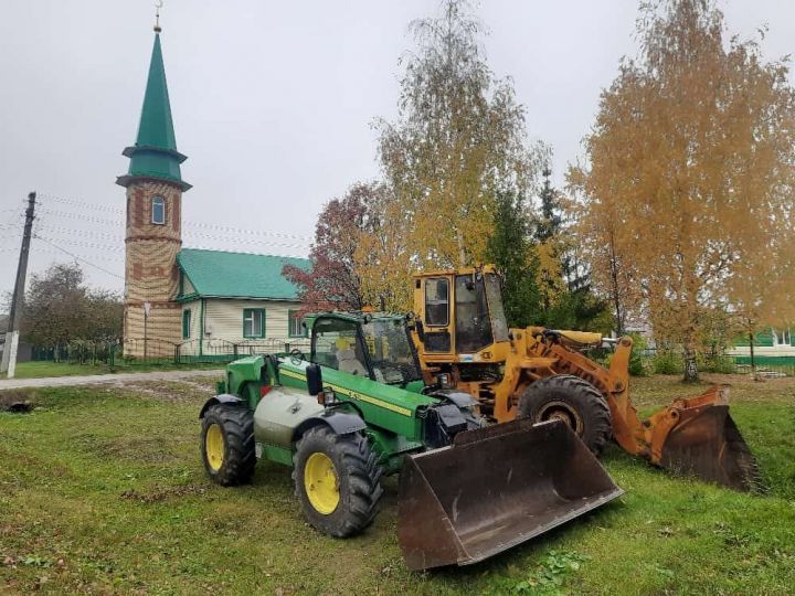 Шекше авыл җирлегенең Сәрдә авылында юл эшләре