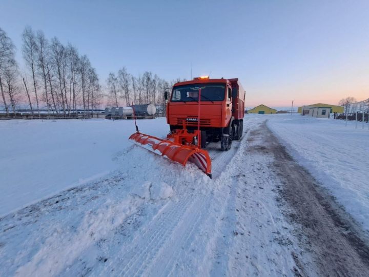 «Игенче»дә юлларны чистарталар