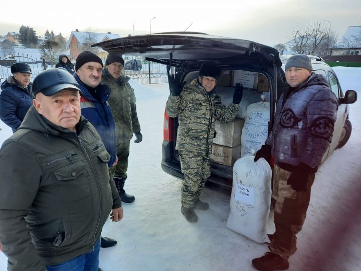 Сабадан махсус хәрби операция зонасындагы райондашларыбызга чираттагы гуманитар ярдәм илтеп тапшырылды