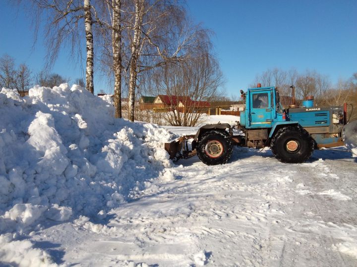 Явлаштау авыл җирлегендә юлларны һәрдаим тәртиптә тоталар