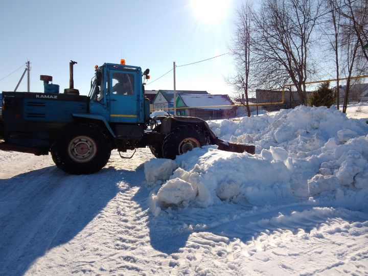 Явлаштау авыл җирлегендә юлларны һәрдаим тәртиптә тоталар