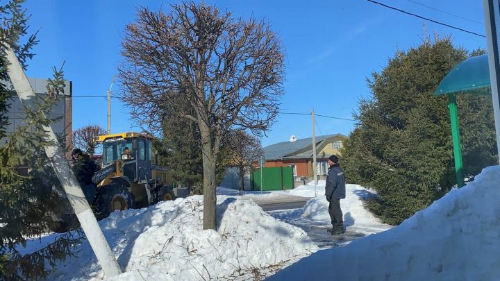 Байлар Сабасында  су агу өчен канаулар ачыла һәм агачлар киселә