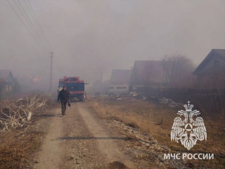 Мамадыш районында көчле янгыннар