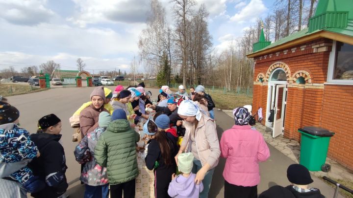 Лесхозда Рамазан гаете көнне балалар өчен бәйрәм оештырылды