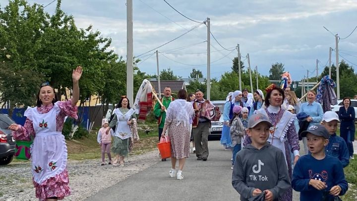 Сабада Сабантуй бирнәсе җыйдылар