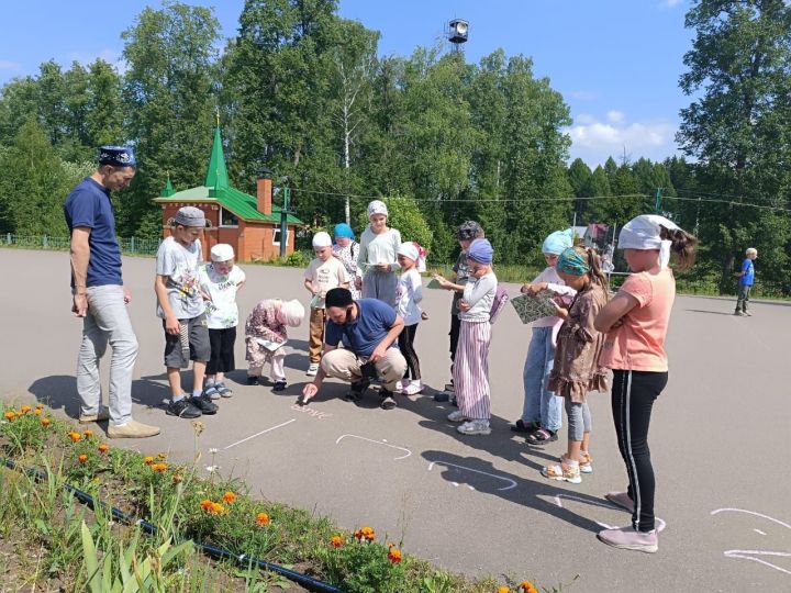 Лесхоз мәчете каршында балалар өчен җәйге ял сәгатьләре оештырыла башлады